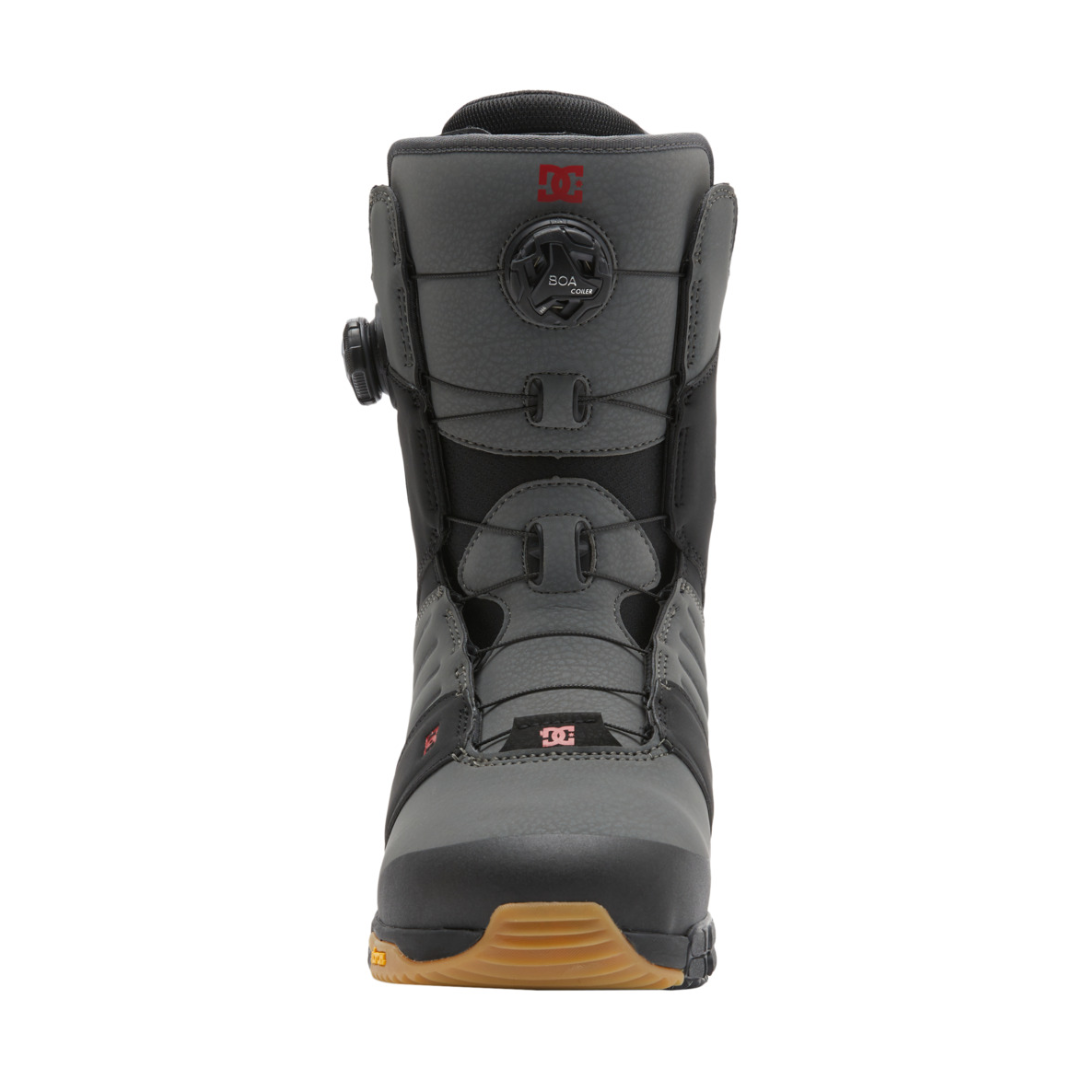 Bottes de snowboard DC Judge Boa pour homme - Noir/Gris/Rouge