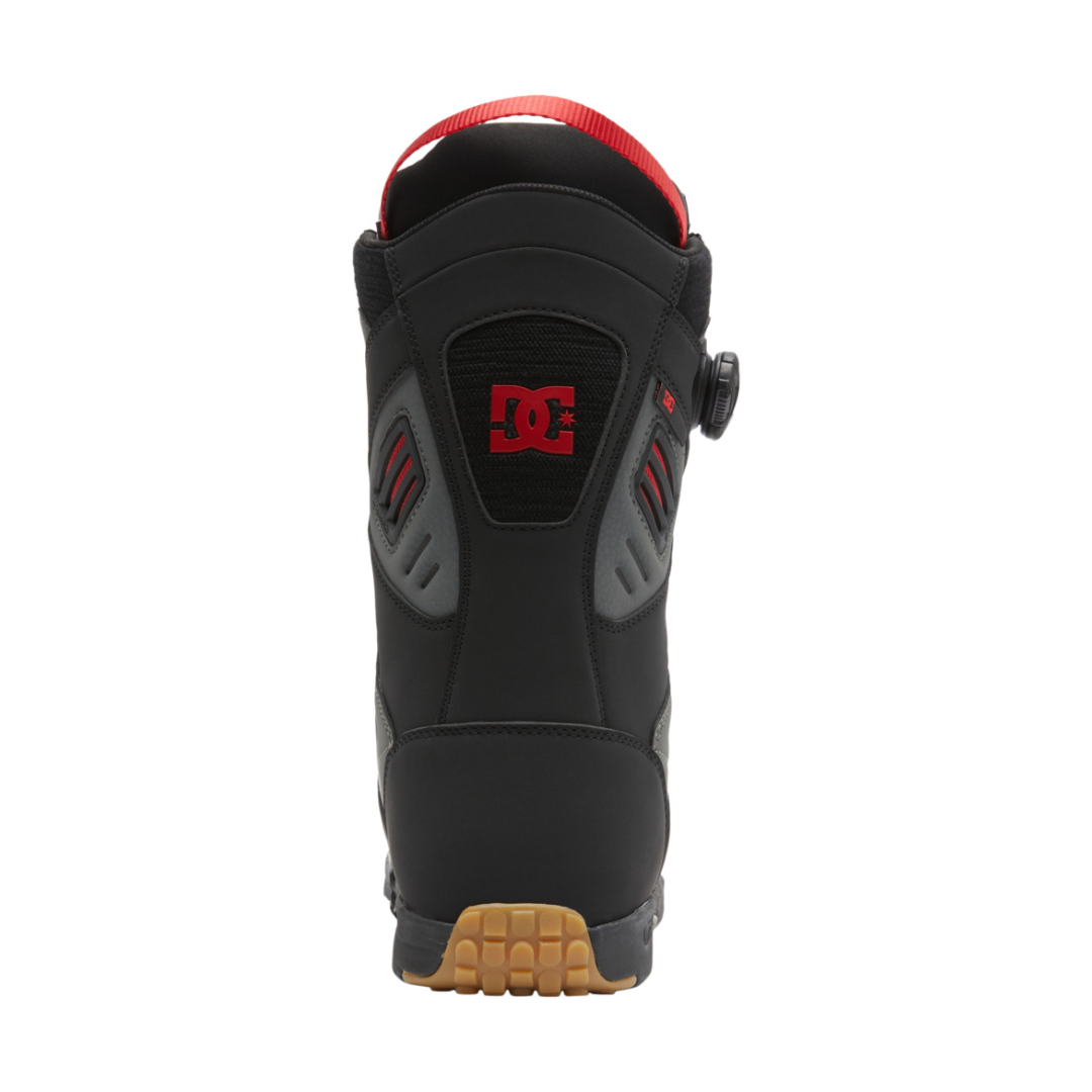 Bottes de snowboard DC Judge Boa pour homme - Noir/Gris/Rouge