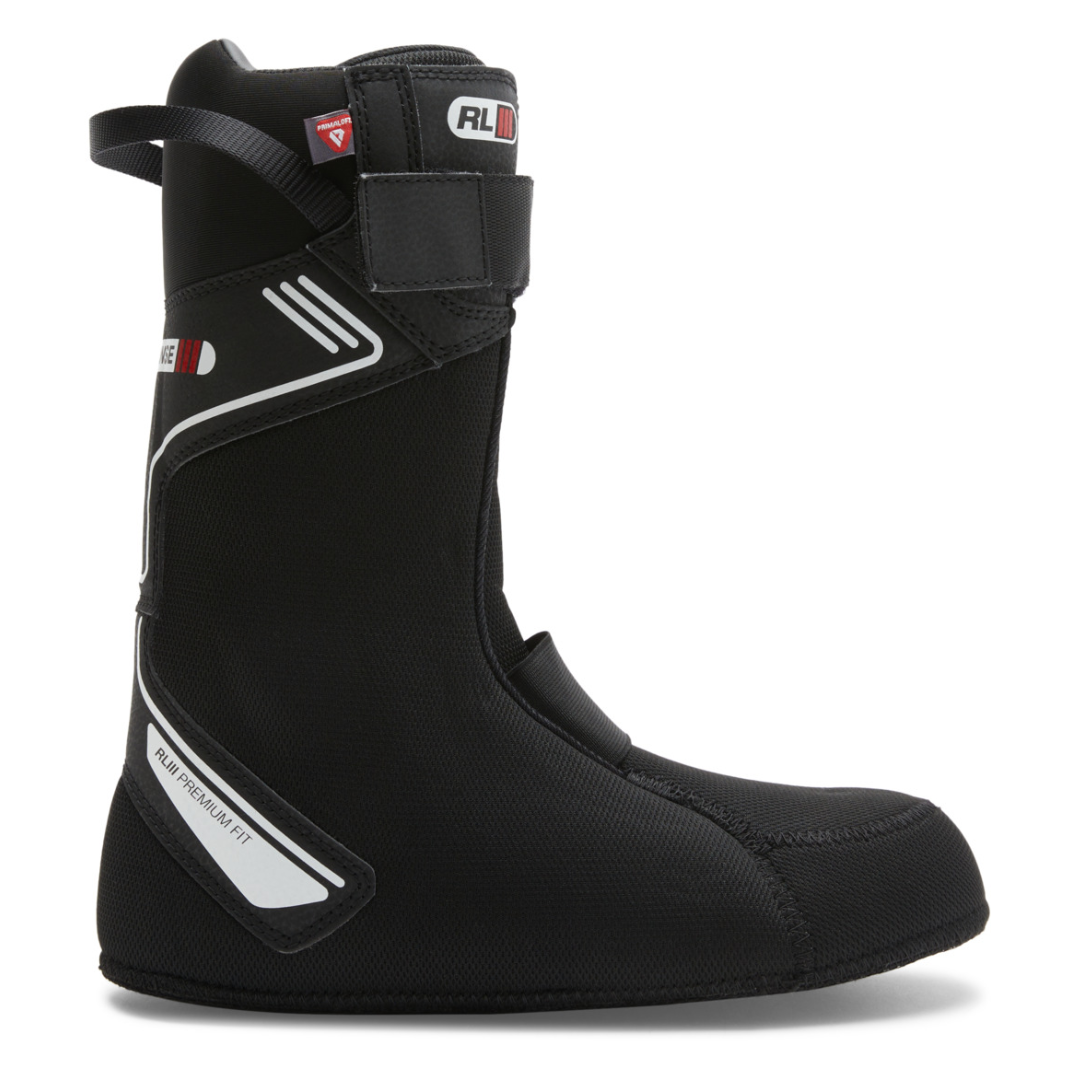 Bottes de snowboard DC Judge Boa pour homme - Noir/Gris/Rouge