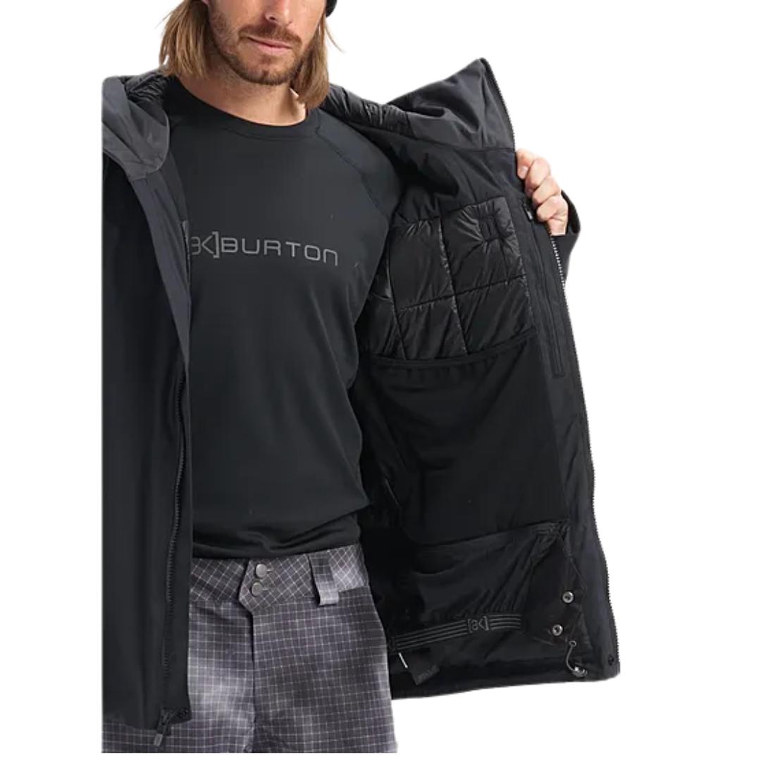 Veste Burton Helitack Gore-Tex 2L Stretch pour homme - Noir véritable