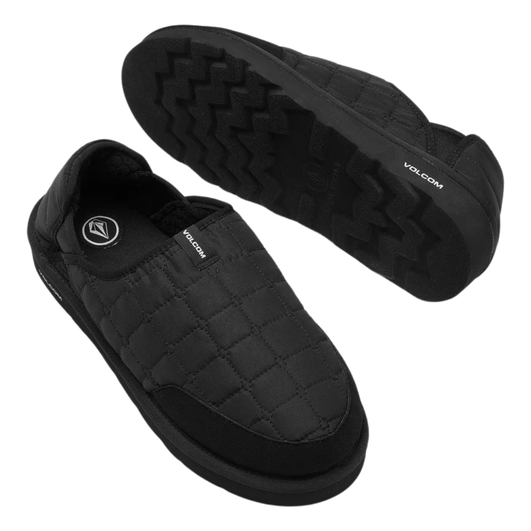 Zapatillas reclinables Volcom para hombre - Negro/Blanco