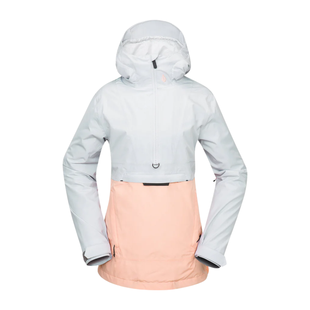 Volcom Women's Ashfield Pullover Jacket - Coral Haze