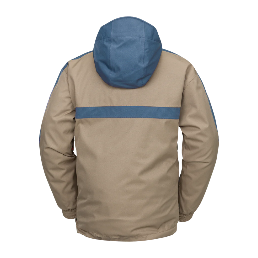 Volcom Men's Longo 20K Pullover - Chestnut Brown