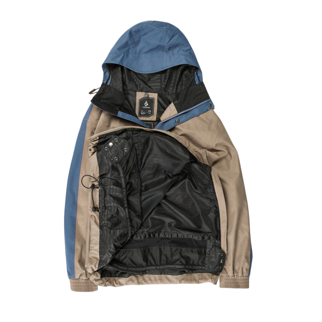 Volcom Men's Longo 20K Pullover - Chestnut Brown