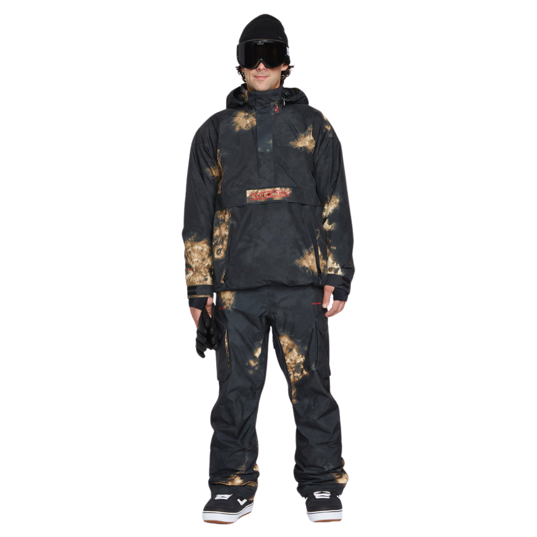 Suéter Volcom Melo Gore-Tex para hombre - Negro blanqueado