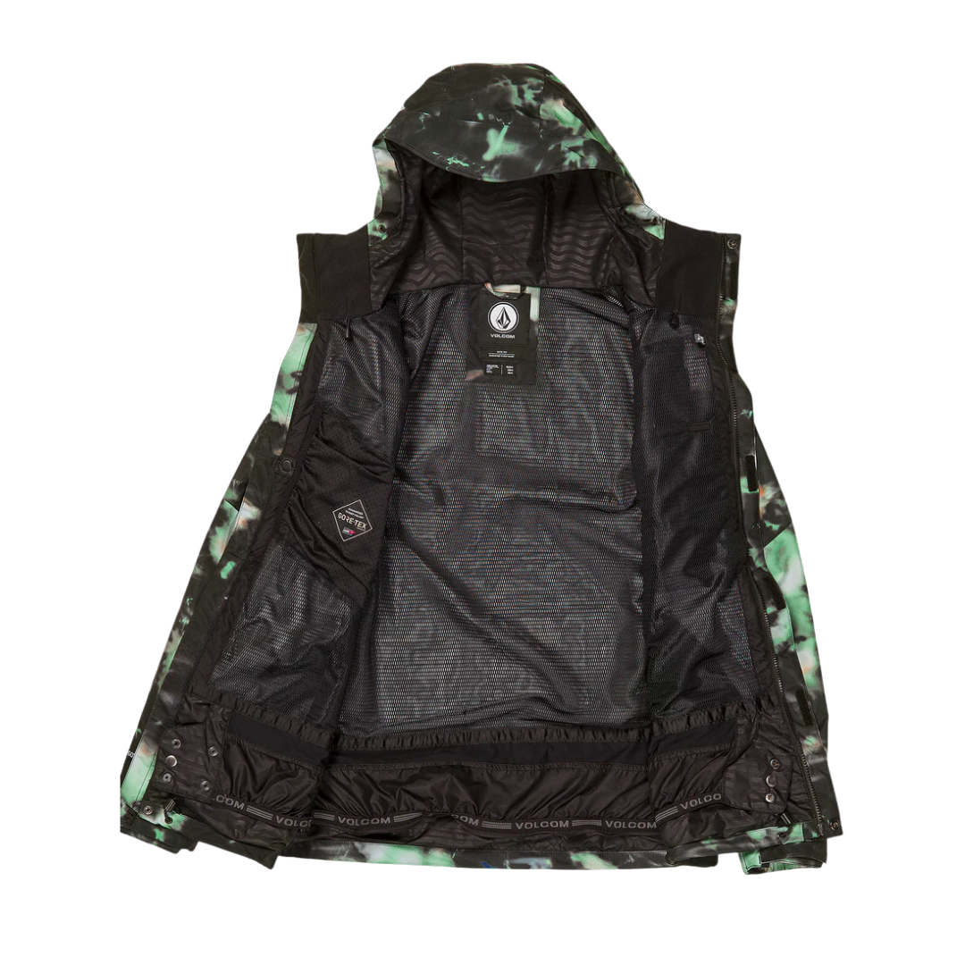 Volcom Men's L INS Gore-Tex Jacket - Spritz Black