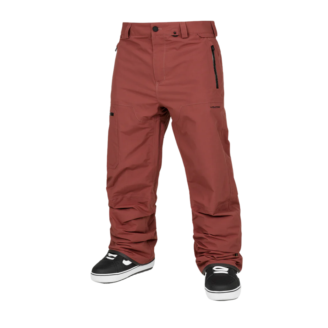 Pantalon de ski Volcom Gore-Tex pour homme - Redwood