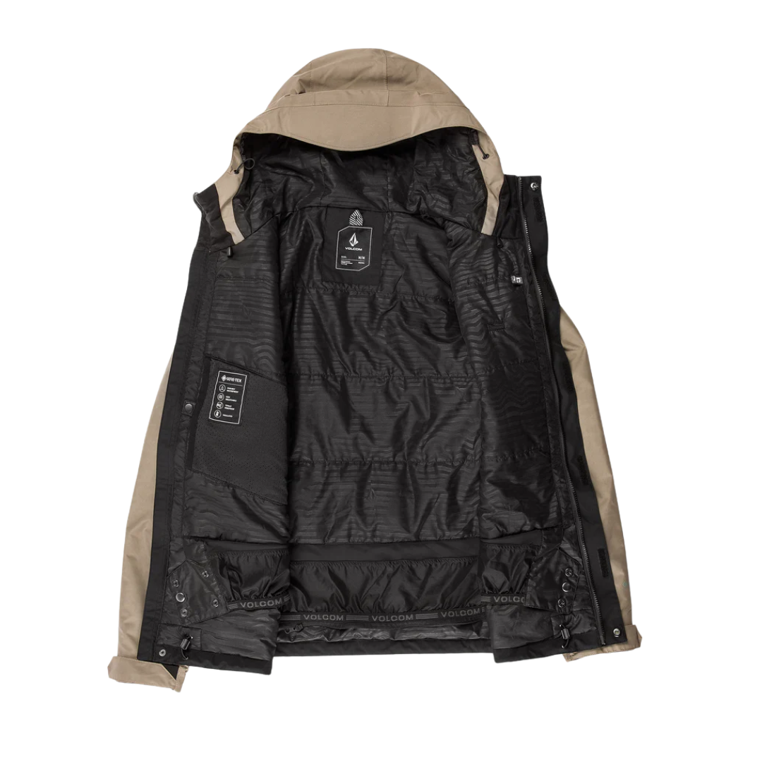 Veste isolante en Gore-Tex DUA pour homme de Volcom - Marron châtaigne