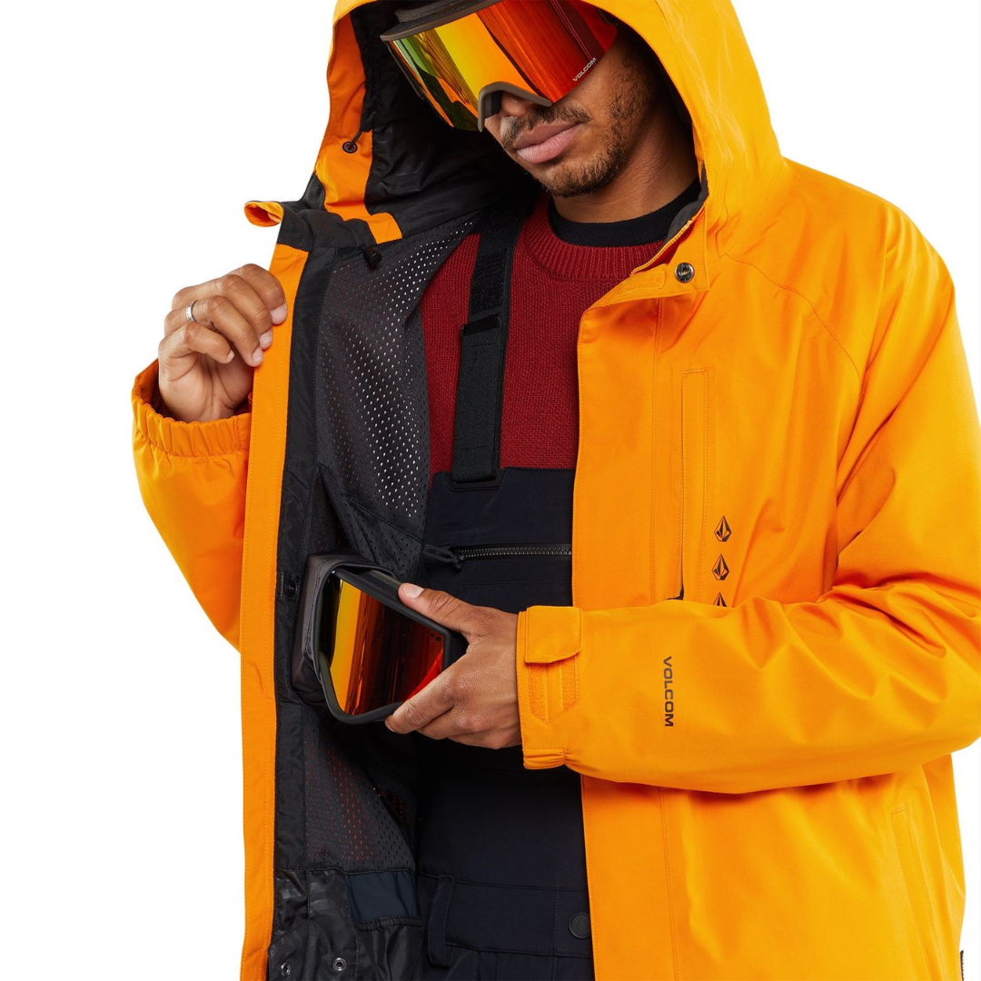 Chaqueta con aislamiento de Gore-Tex DUA para hombre de Volcom - Dorada