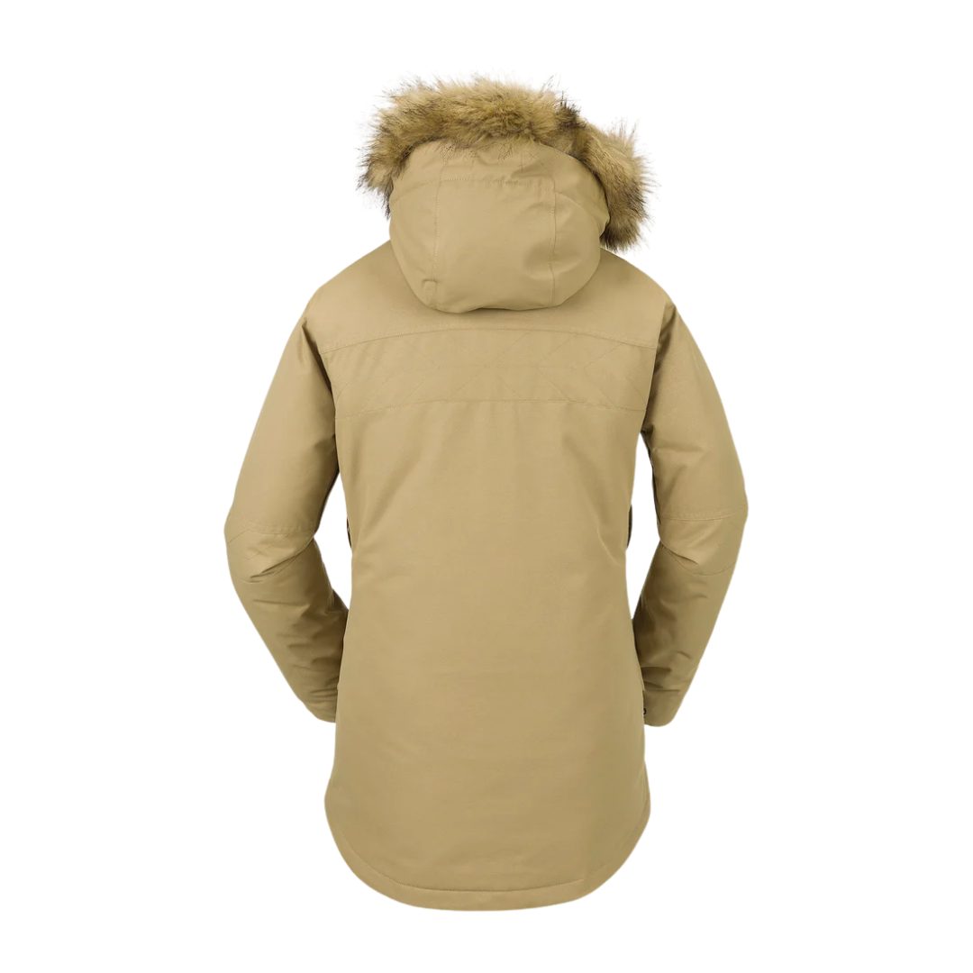Volcom Women's Fawn Insulated Jacket - Dark Khaki