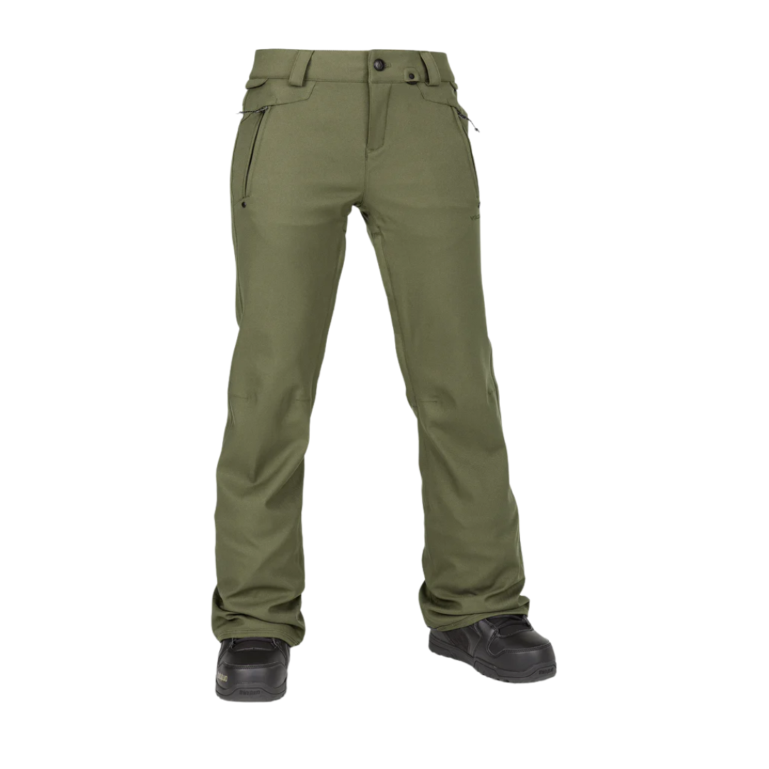 Pantalones elásticos Volcom Genus para mujer - Ivy