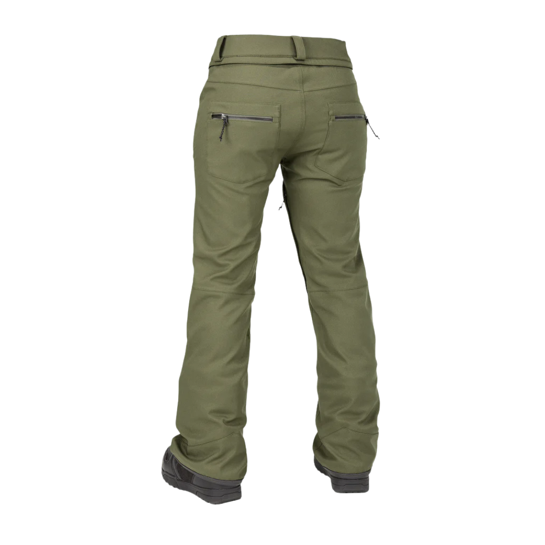 Pantalones elásticos Volcom Genus para mujer - Ivy