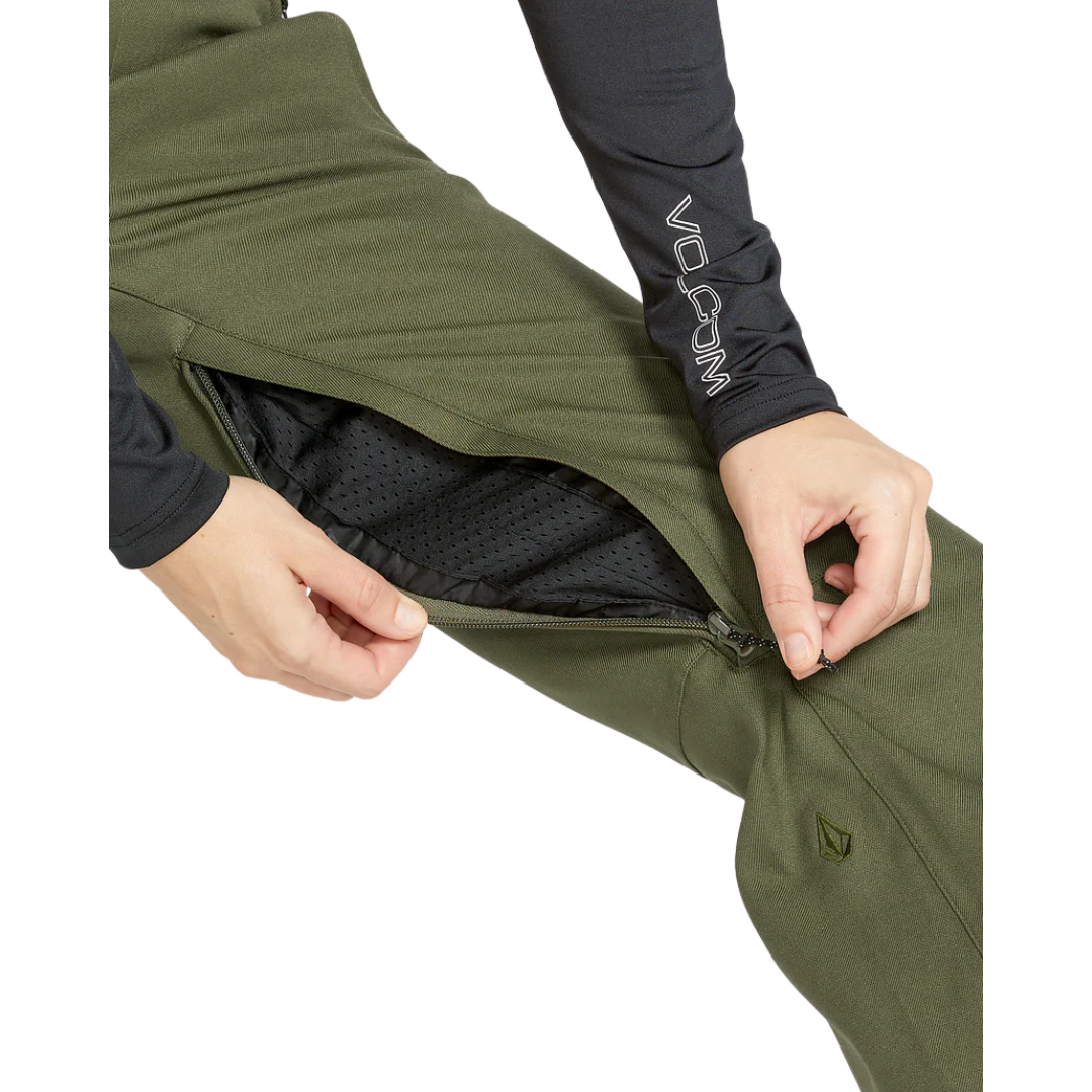 Pantalones elásticos Volcom Genus para mujer - Ivy