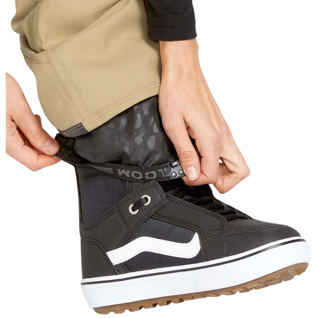 Pantalones elásticos Volcom Genus para mujer - Arena