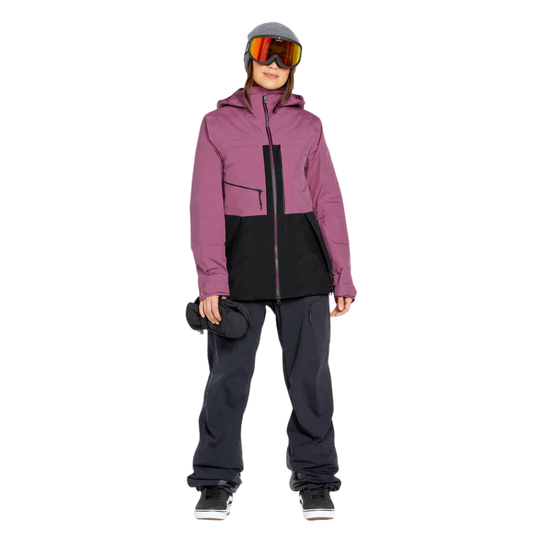 Chaqueta Volcom KOA TDS INF Gore-Tex para mujer - Violeta borroso