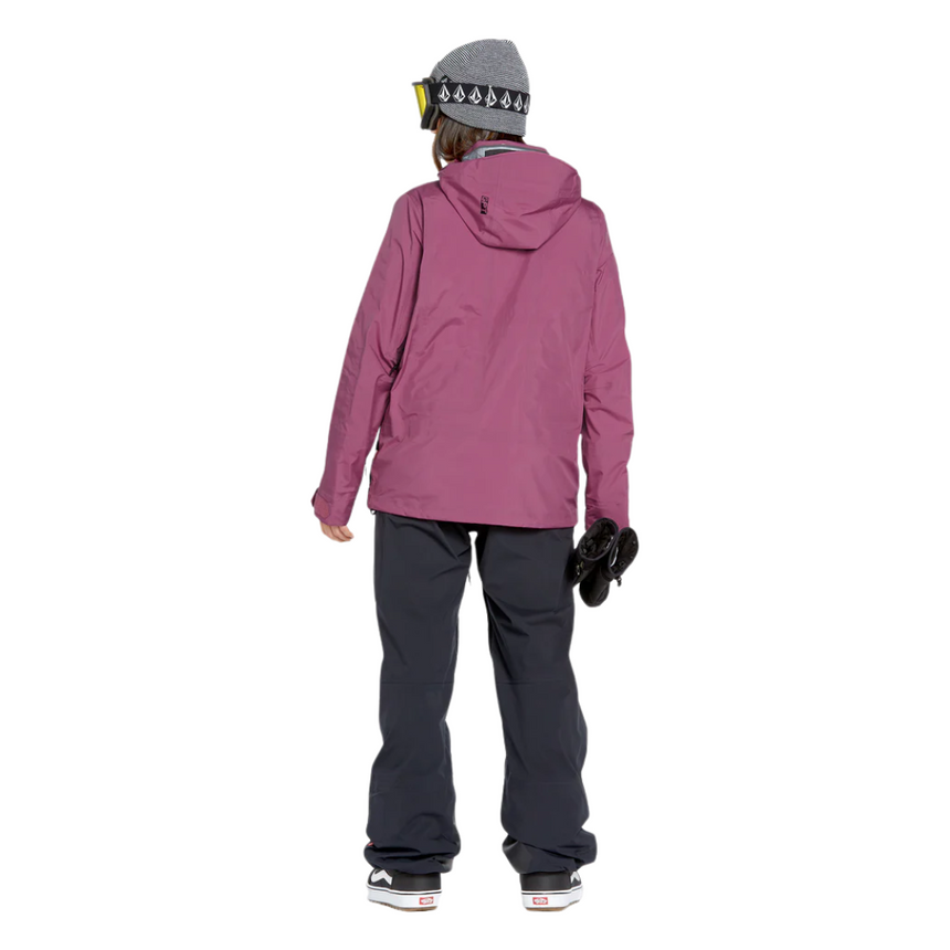 Chaqueta Volcom KOA TDS INF Gore-Tex para mujer - Violeta borroso