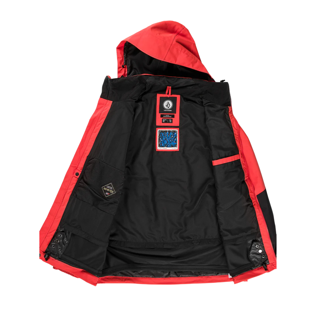 Chaqueta Volcom Longo Gore-Tex - Hombre - Orange Shock