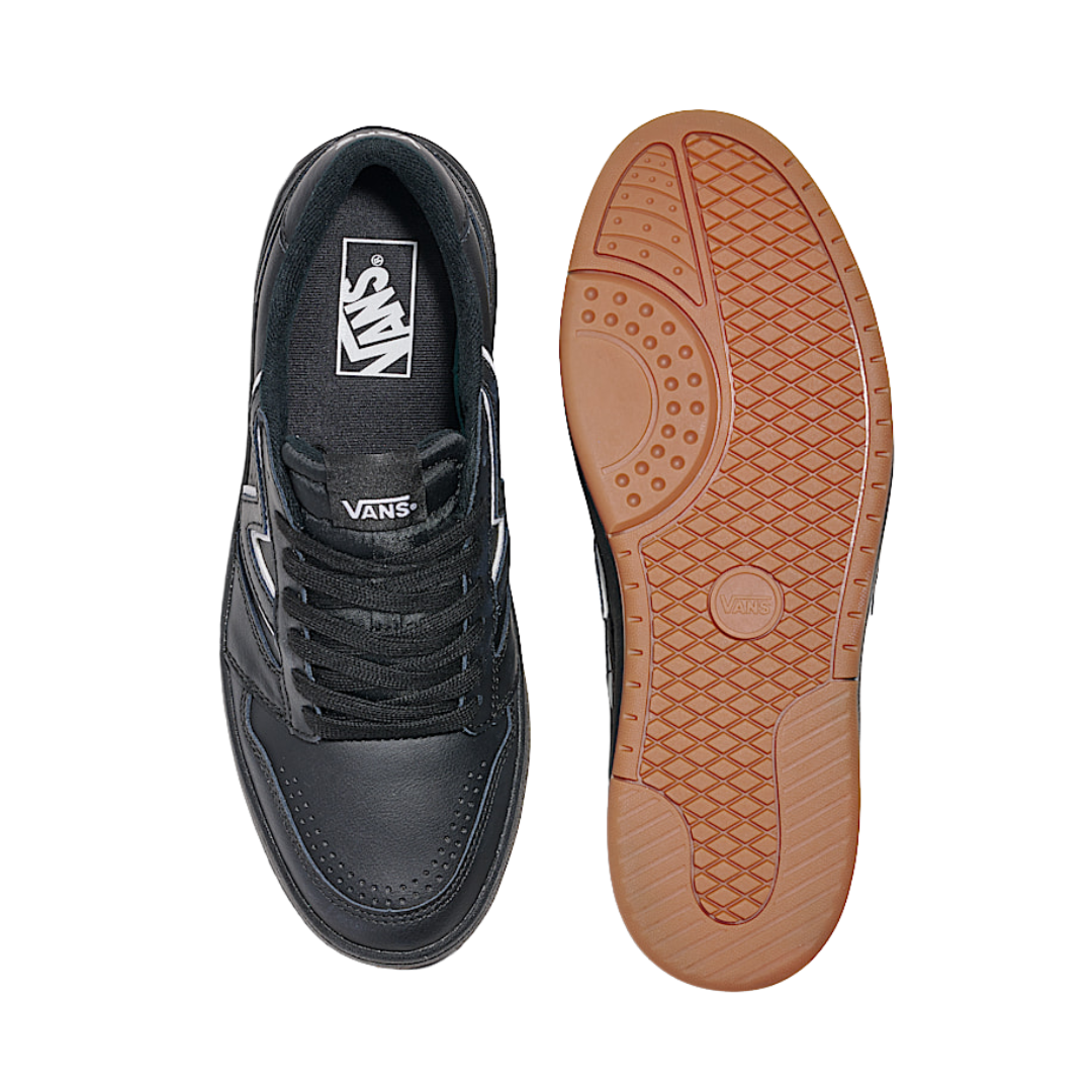 Zapatillas unisex Vans Lowland 2.0 - Negro/Negro/Blanco
