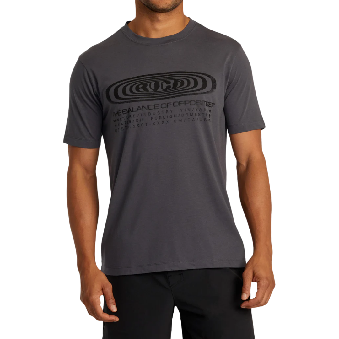 T-shirt à manches courtes Ripple pour homme RVCA