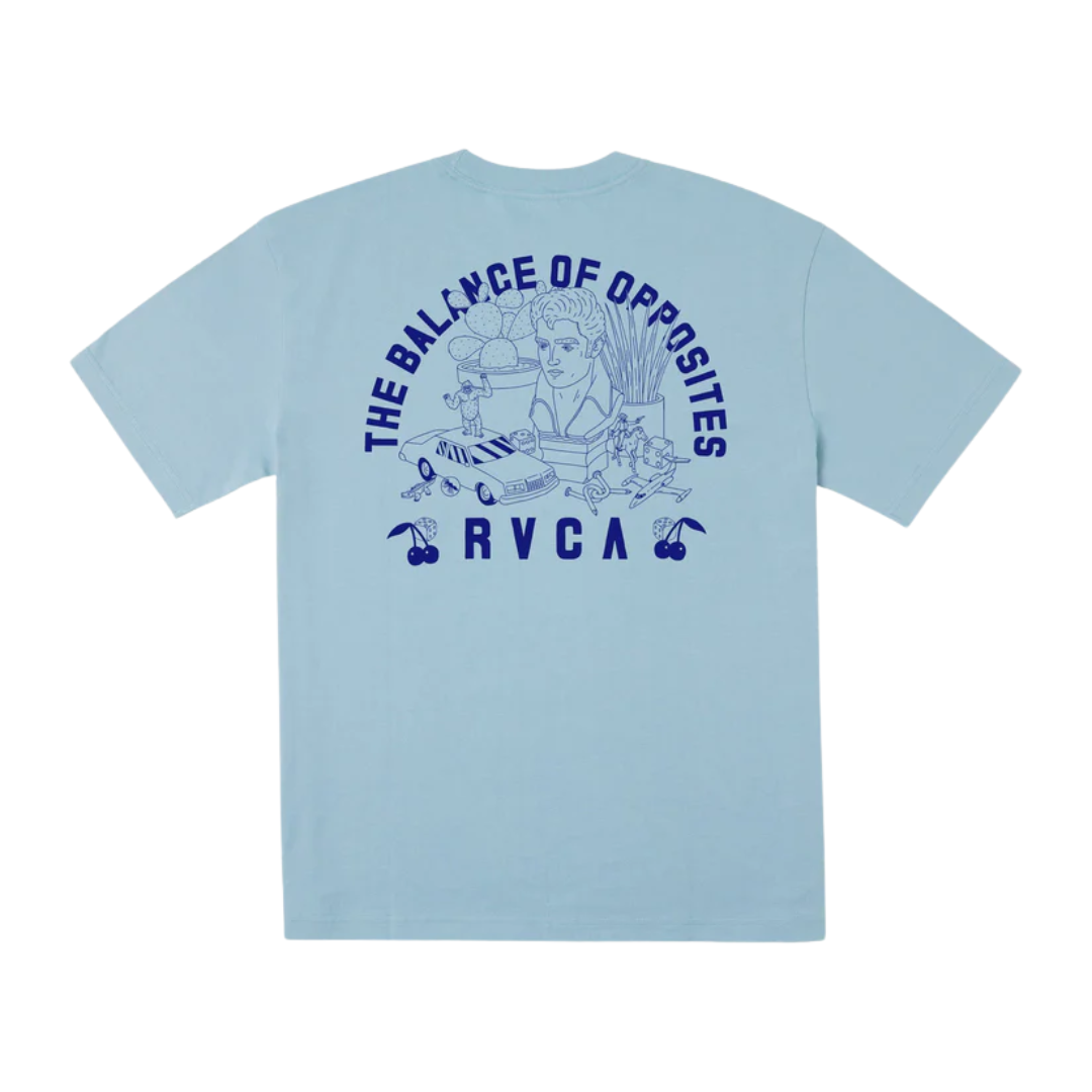 Camiseta de manga corta Curioso de RVCA para hombre