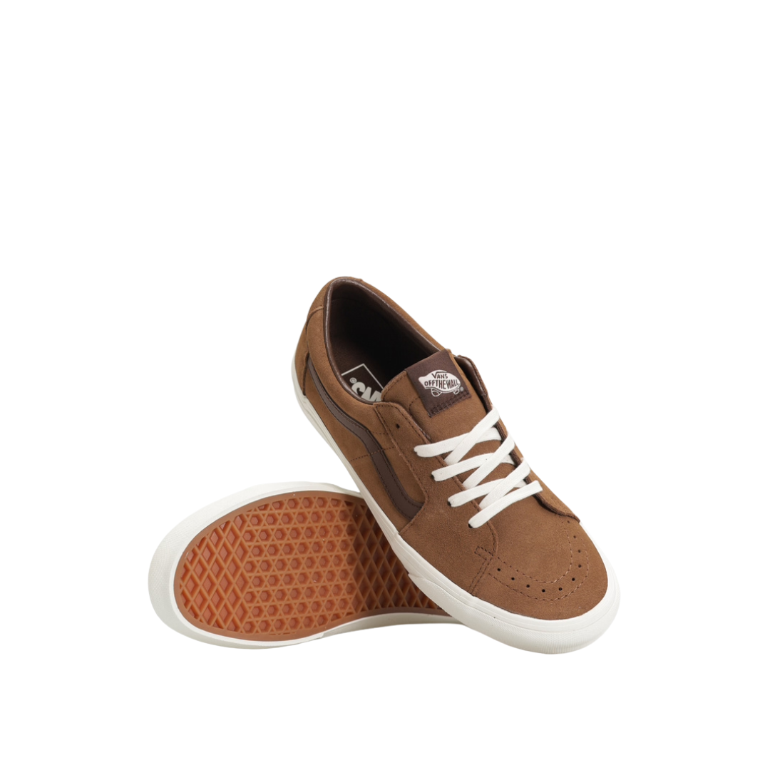 Chaussures Vans unisexes FU Sk8-Low en daim marron
