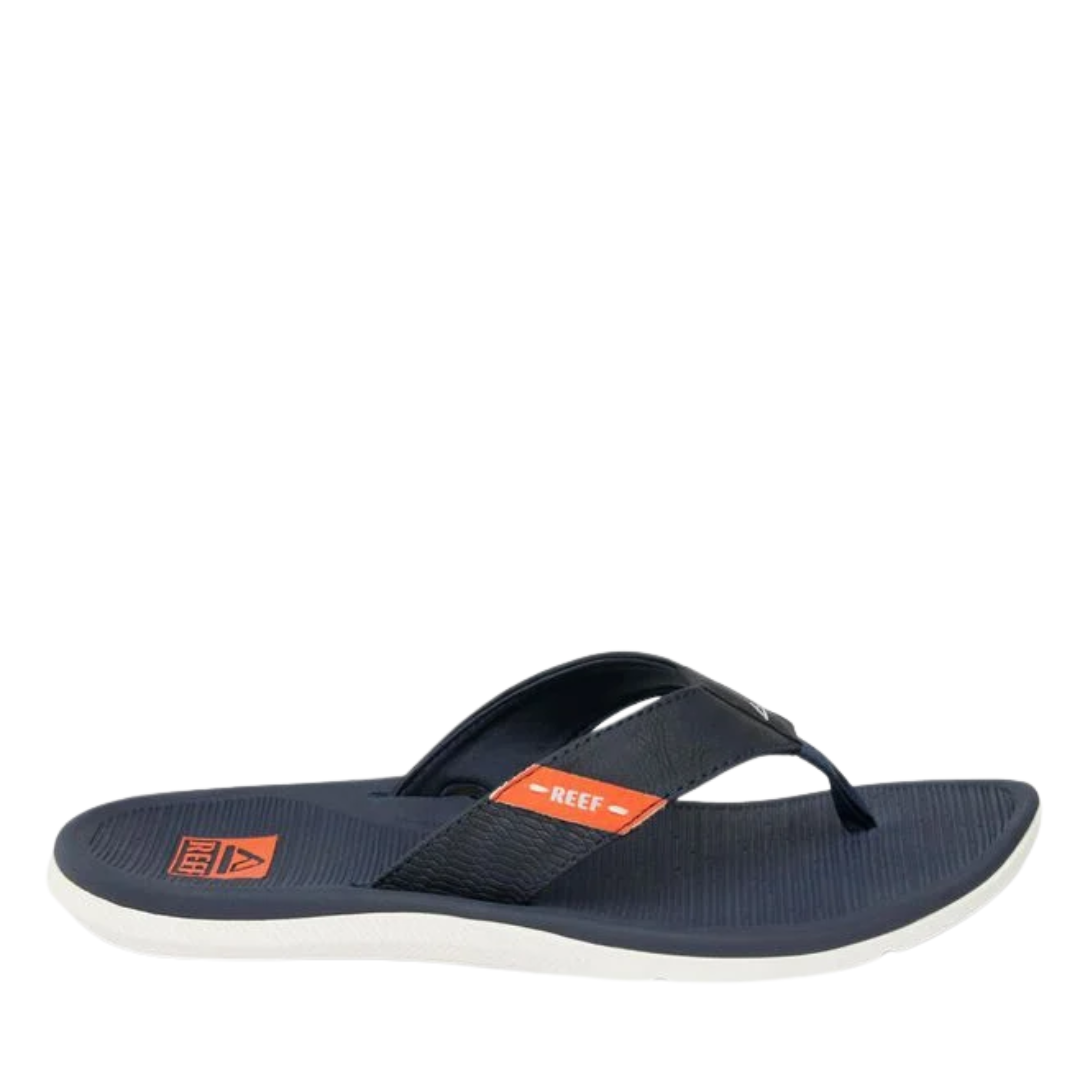 Chanclas Reef Santa Ana para hombre - Azul marino/blanco/naranja