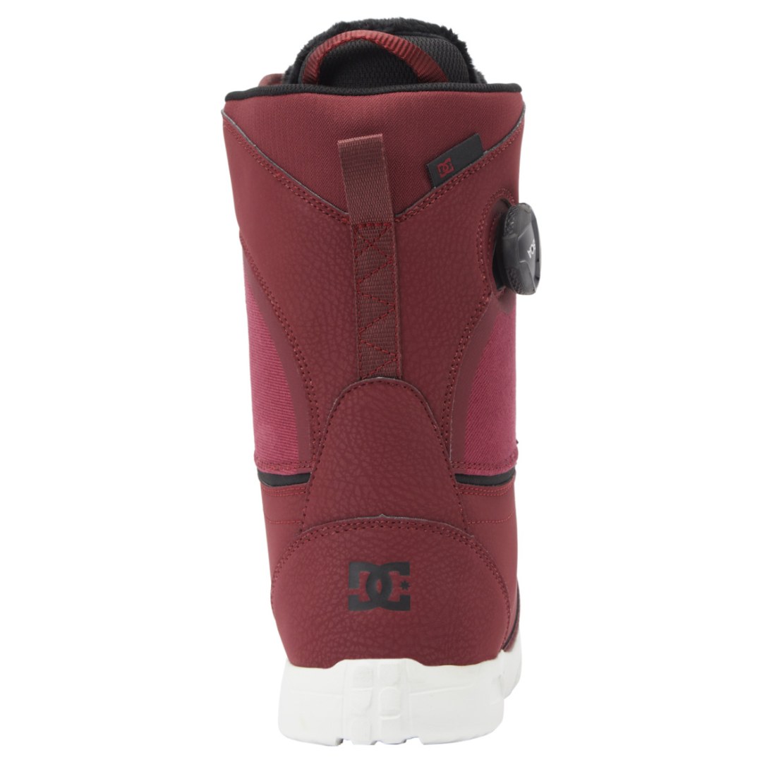 Bottes de snowboard DC Lotus Boa pour femme - Vin/Noir