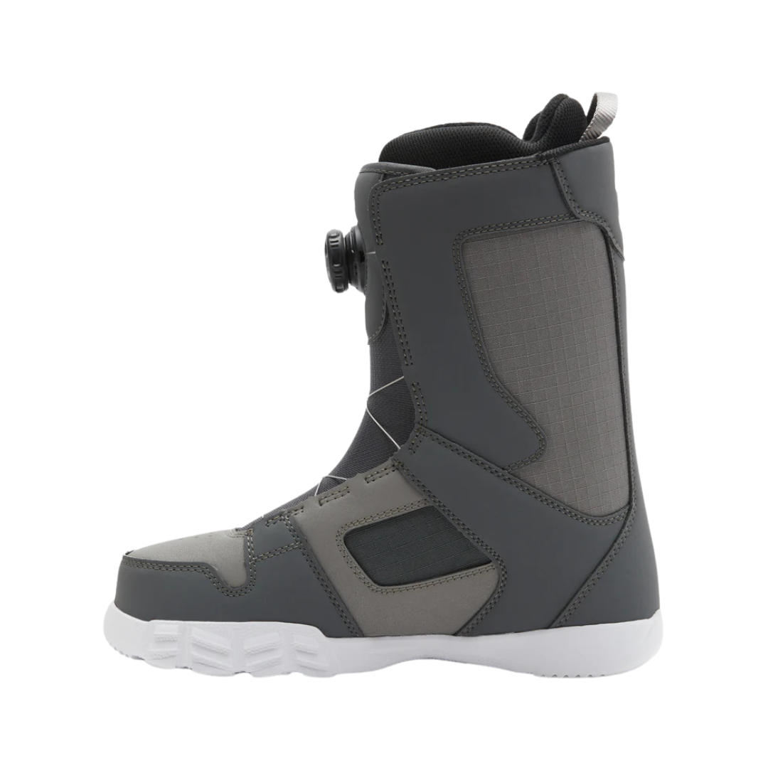 Bottes de snowboard DC Phase Boa pour homme - Gris/Gris/Gris