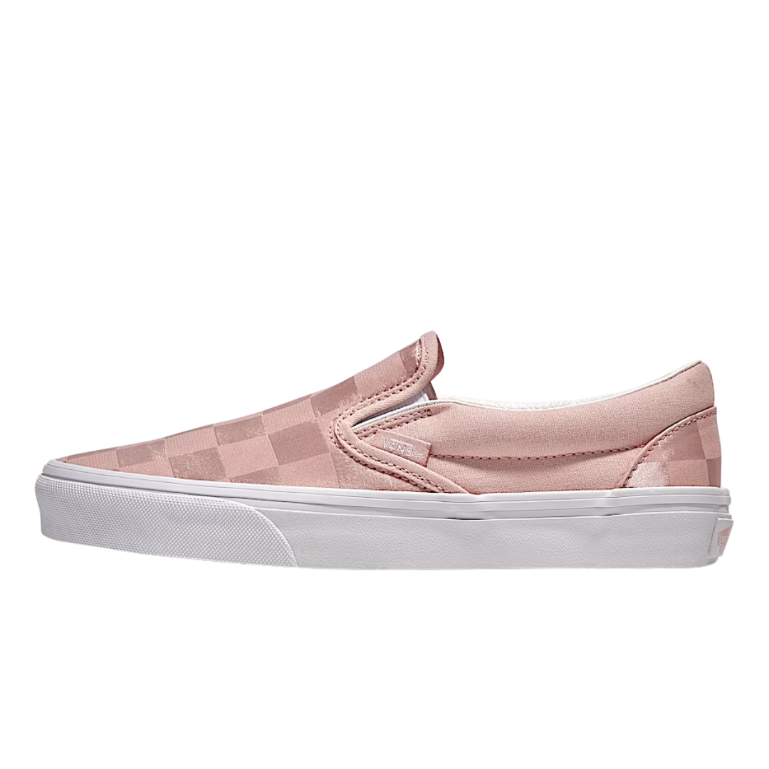 Zapatillas unisex Vans FU Classic Slip-On - Satén, cuadros, sepia y rosa