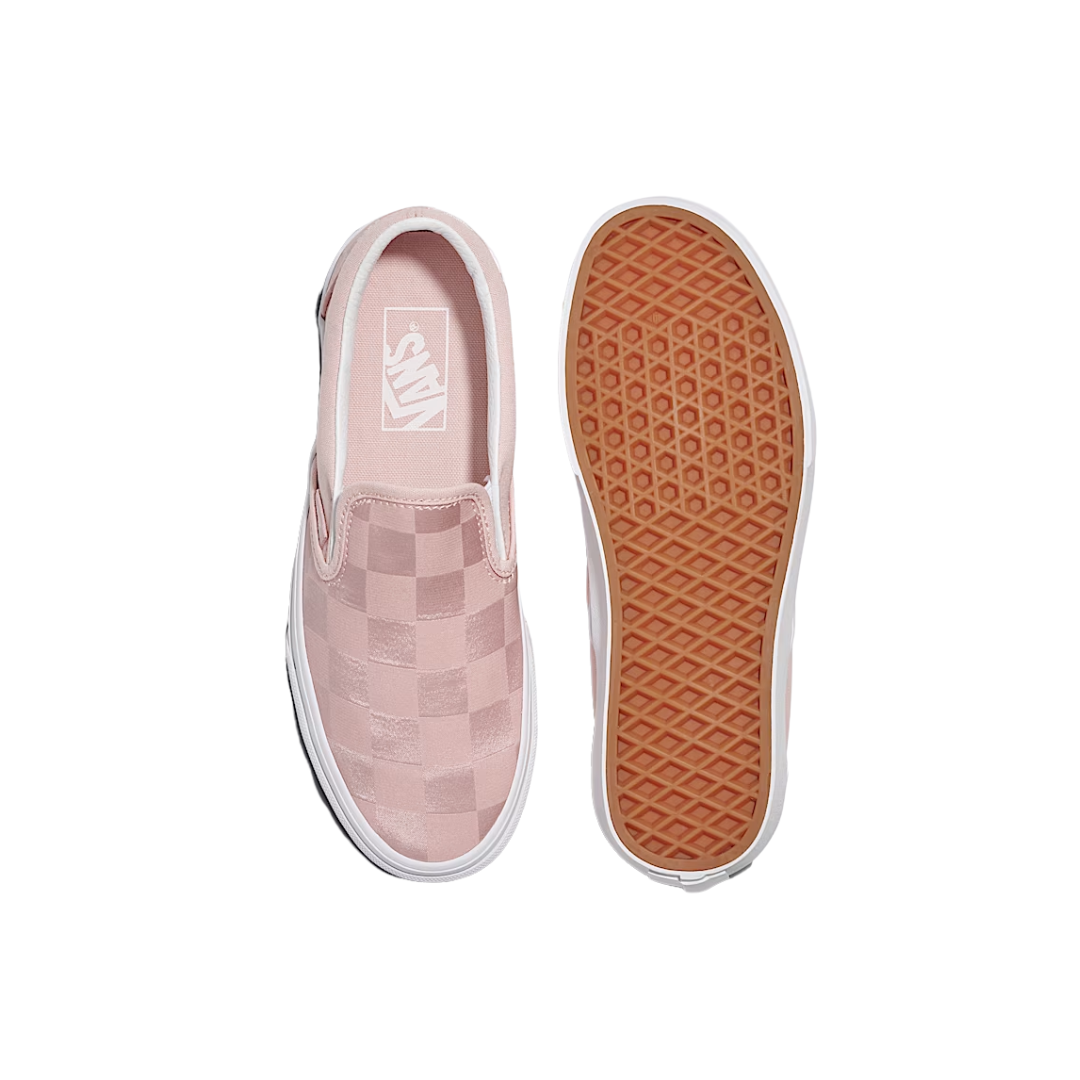 Zapatillas unisex Vans FU Classic Slip-On - Satén, cuadros, sepia y rosa