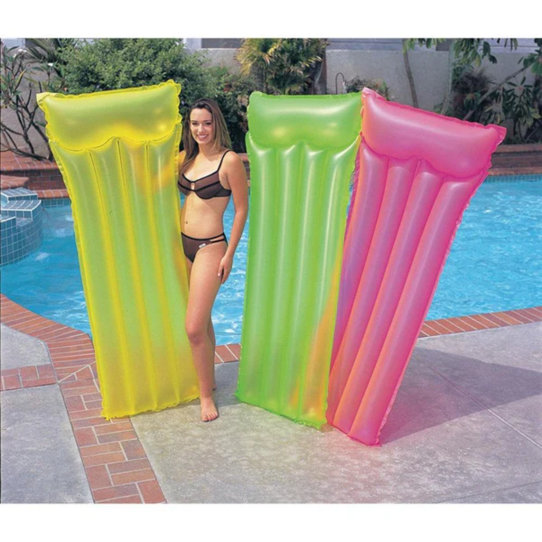 Neon Frost Inflatable Floating Mats