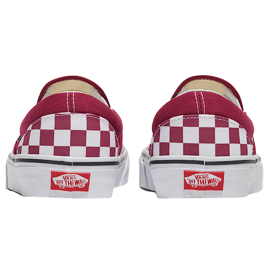 Vans Unisex Classic Slip On - COLOR THEORY CHECKERBOARD RHODODENDRON