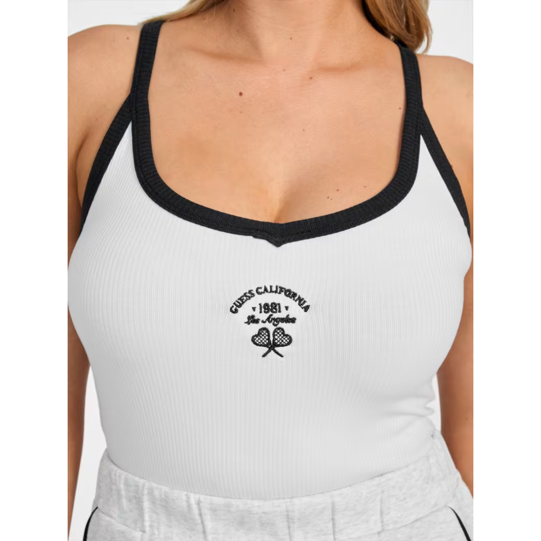 Guess Women's Z-Athl-Tee Marigold Tank