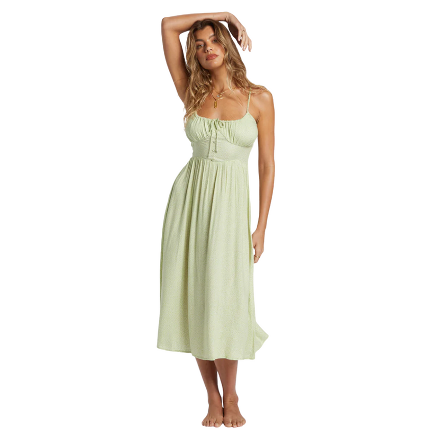 Billabong Billabong Women's Texas Beach Midi Dress Willow XS Womens Dresses