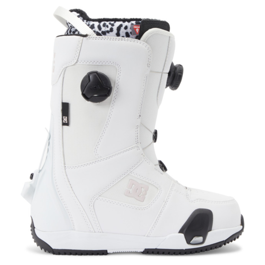 Bottes de snowboard DC Phase Pro Step On Boa pour femme – Blanc/rose
