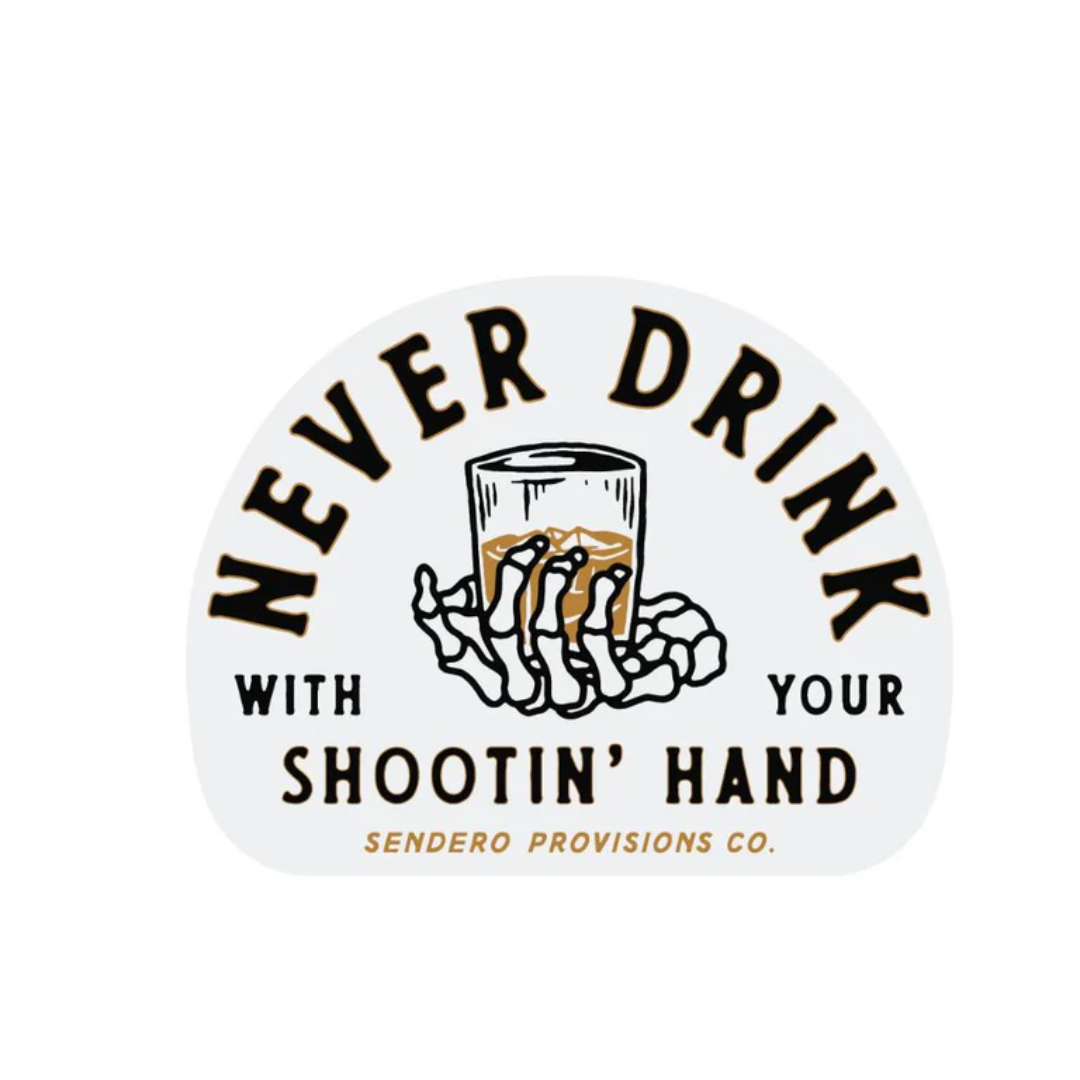Sendero Shooting Hand Sticker