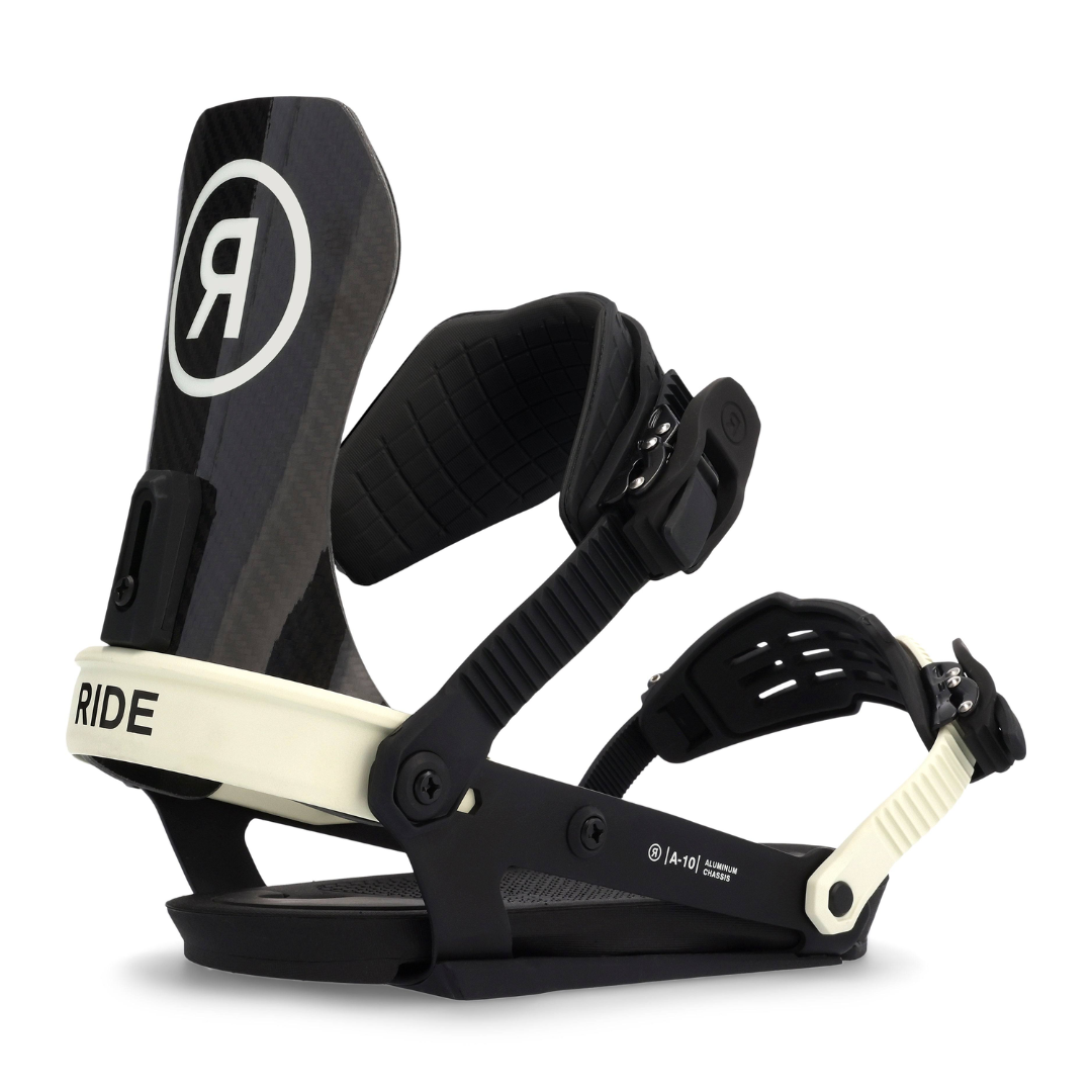 Ride Men's A-10 Snowboard Bindings - Black