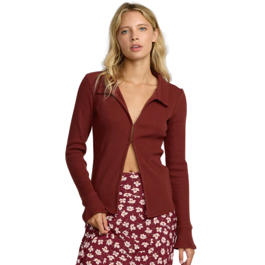 RVCA Women's Devine Knit Long Sleeve