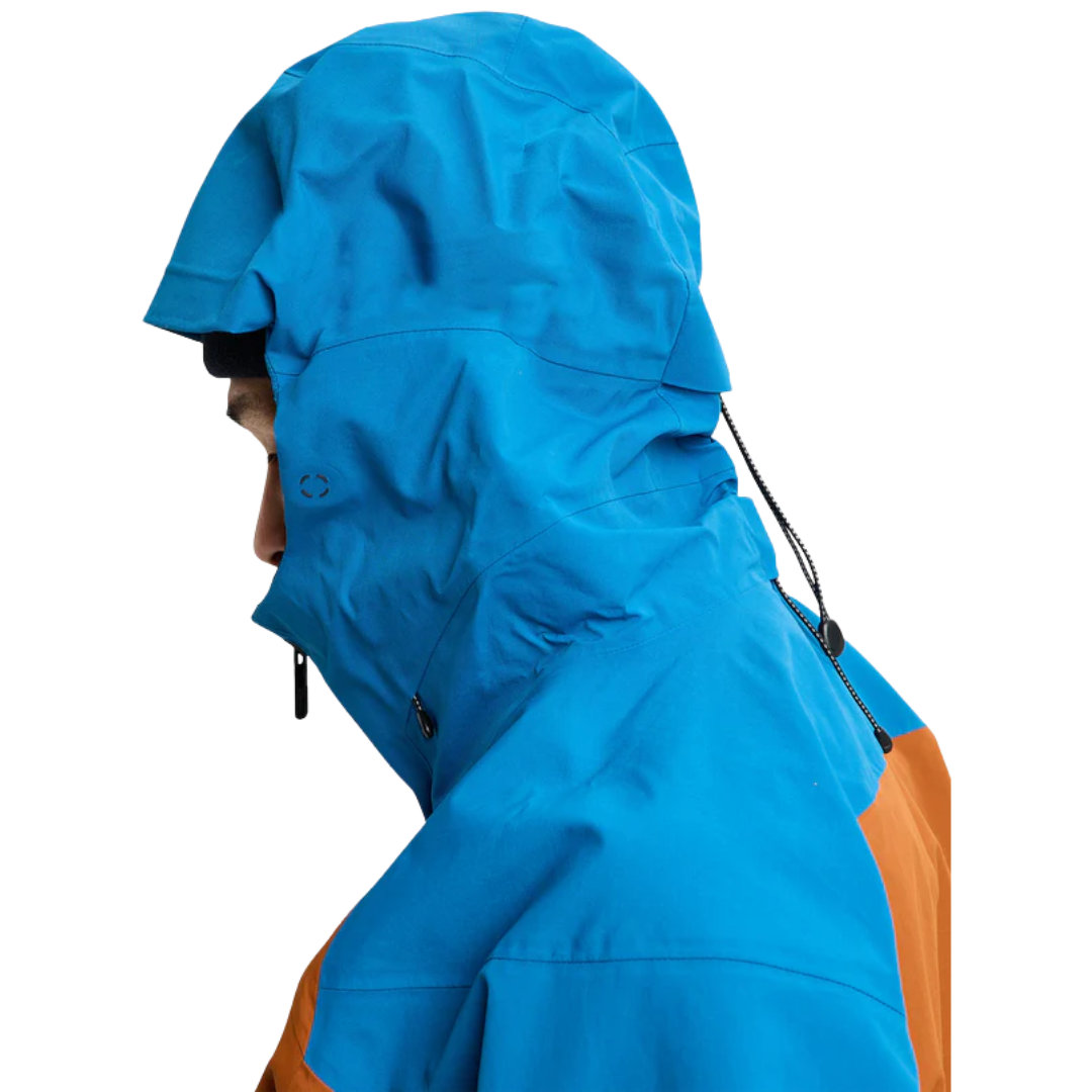 Veste Burton Cyclic GORE-TEX 2L pour homme - Marron châtaigne/bleu sarcelle