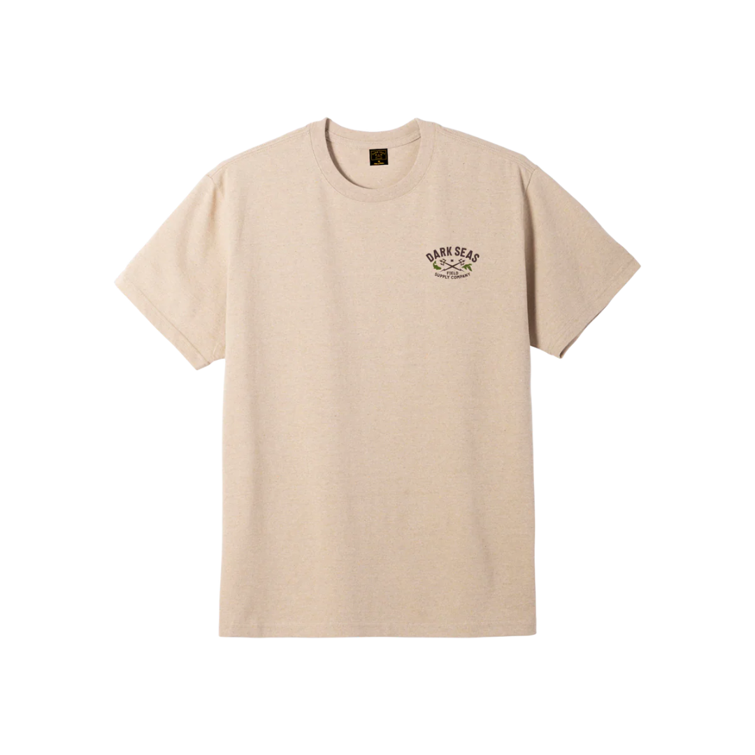 Dark Seas Men's Creek County Blended Tee - Heather Sand