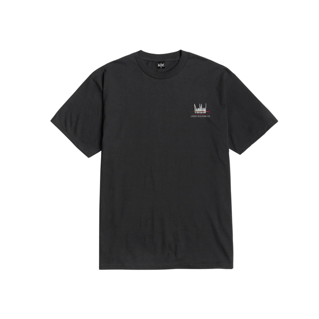Loser Machine Loser Machine Men's Burn Rubber Tee - Black Black M Mens T-Shirts