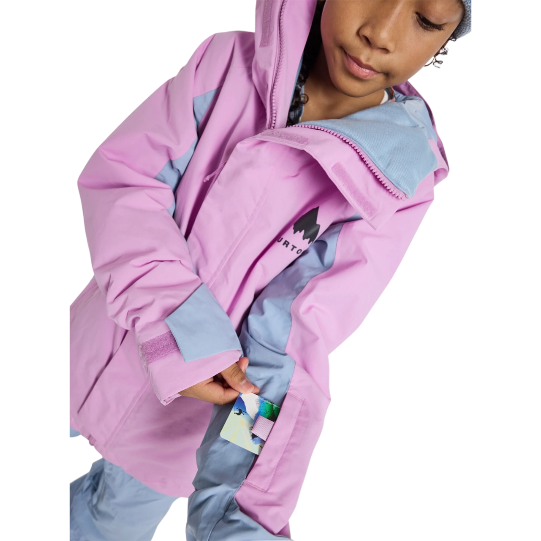 Burton Kids' Skimmer 2L Jacket - Orchid Purple/Dusty Blue