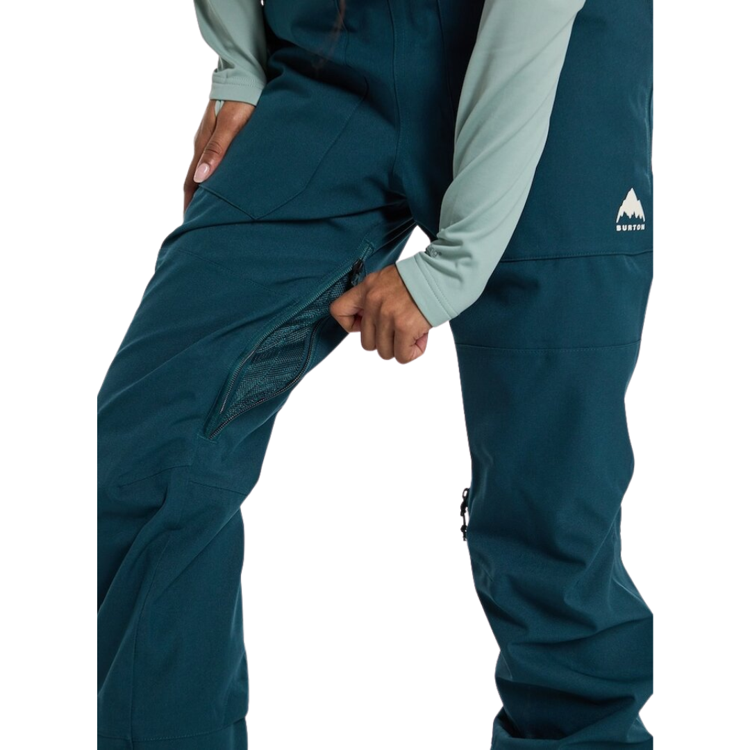 Burton Women's Avalon 2L Stretch Bib Pants - Deep Emerald