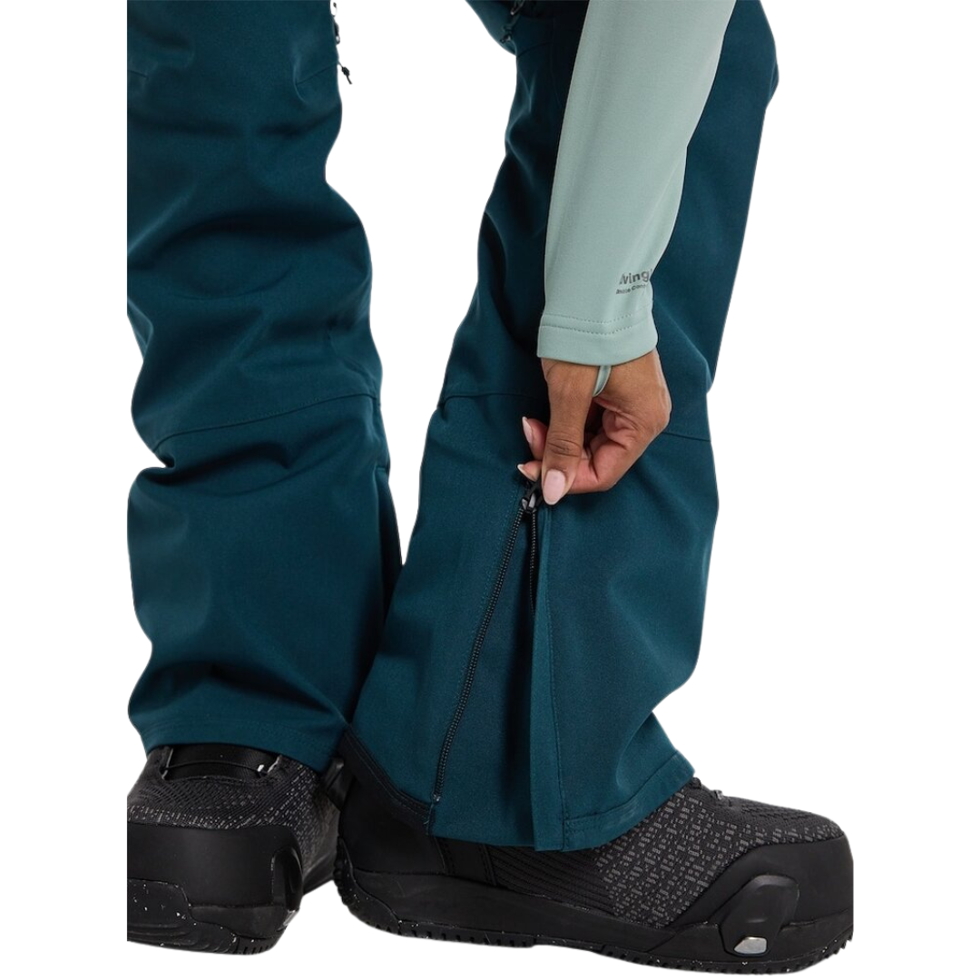 Burton Women's Avalon 2L Stretch Bib Pants - Deep Emerald