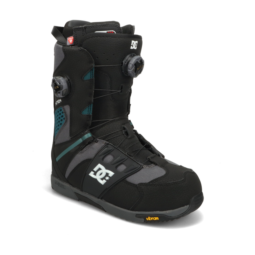 DC Men's Phantom Snowboard Boot - Black/Grey/Teal