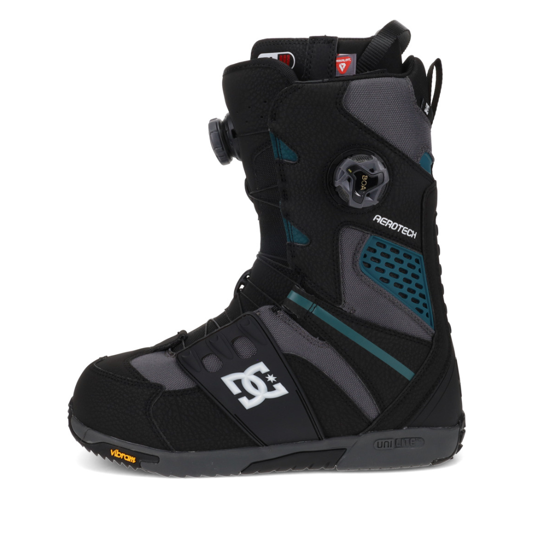 DC Men's Phantom Snowboard Boot - Black/Grey/Teal