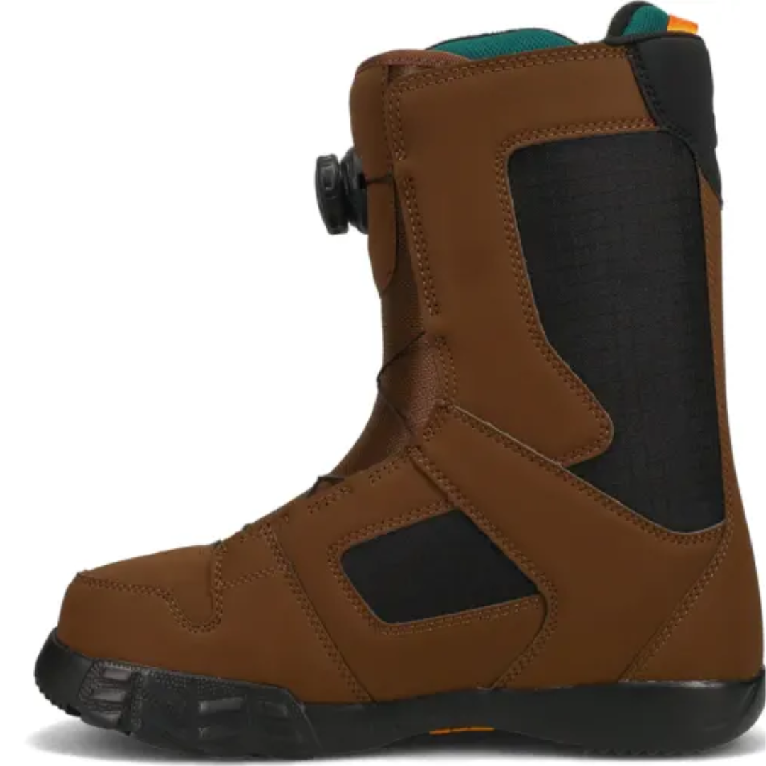 DC Men's Phase Boa Snowboard Boot - Brown/Black/Teal