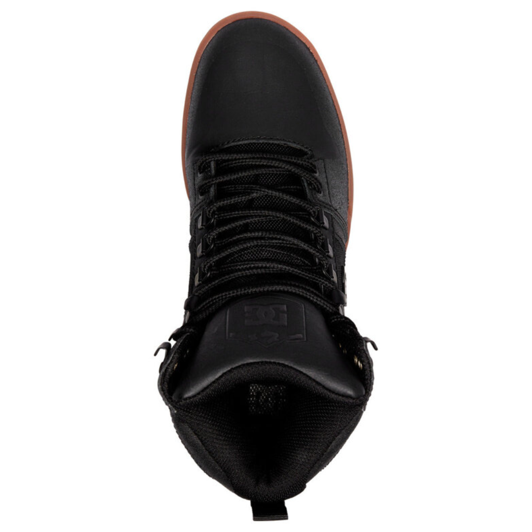 DC Men's Pure High-Top WR Boot Boots - Black/Gum