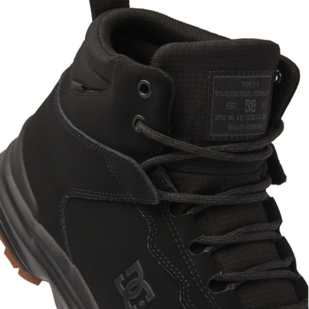 DC Men's Mutiny WR Boots - Black/Black/Black