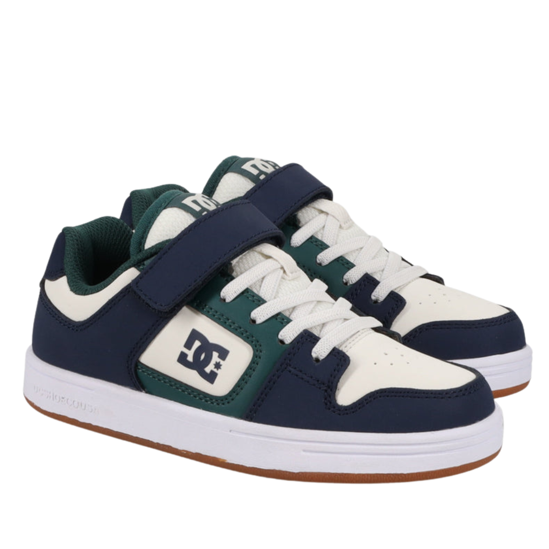 DC Youth Manteca 4 V Shoes - Navy/White/Green